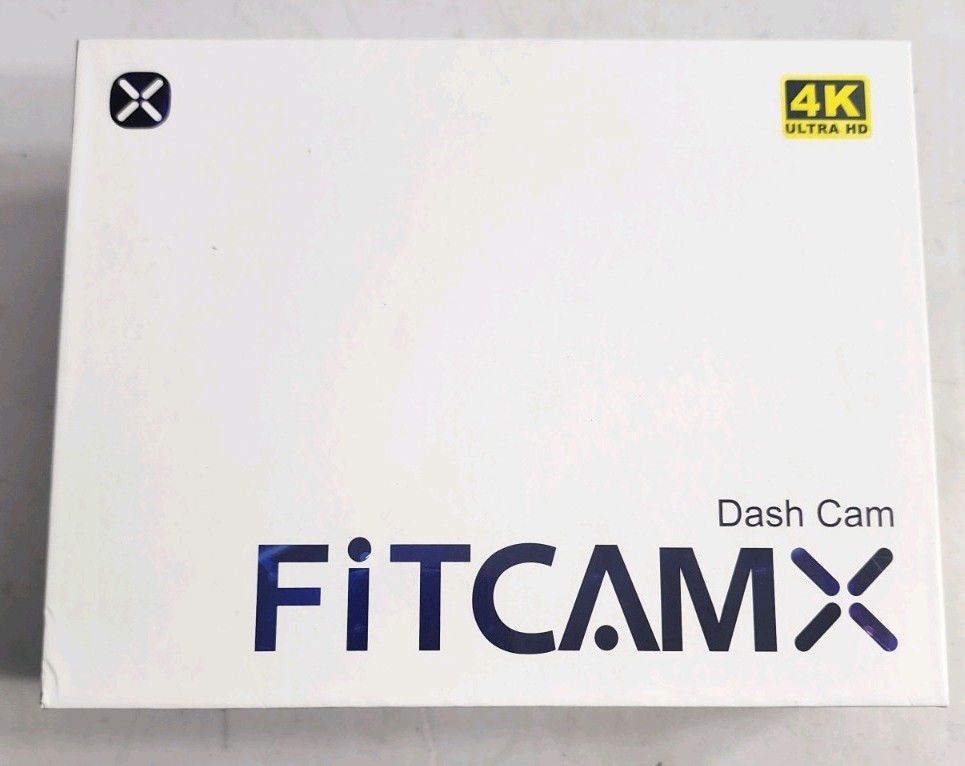 New Sealed FitCam x 4K dash cam