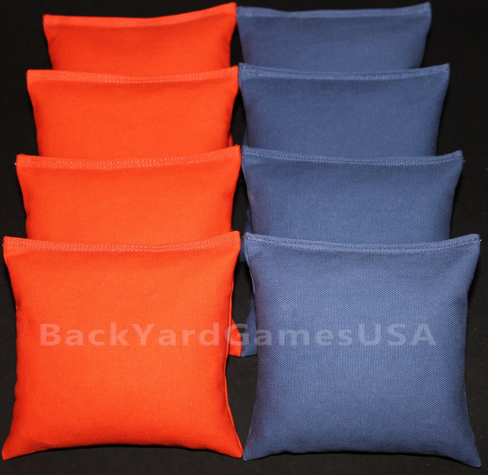 CORNHOLE BEAN BAGS Orange & Blue 8 All Weather Resin Filled Florida Gators