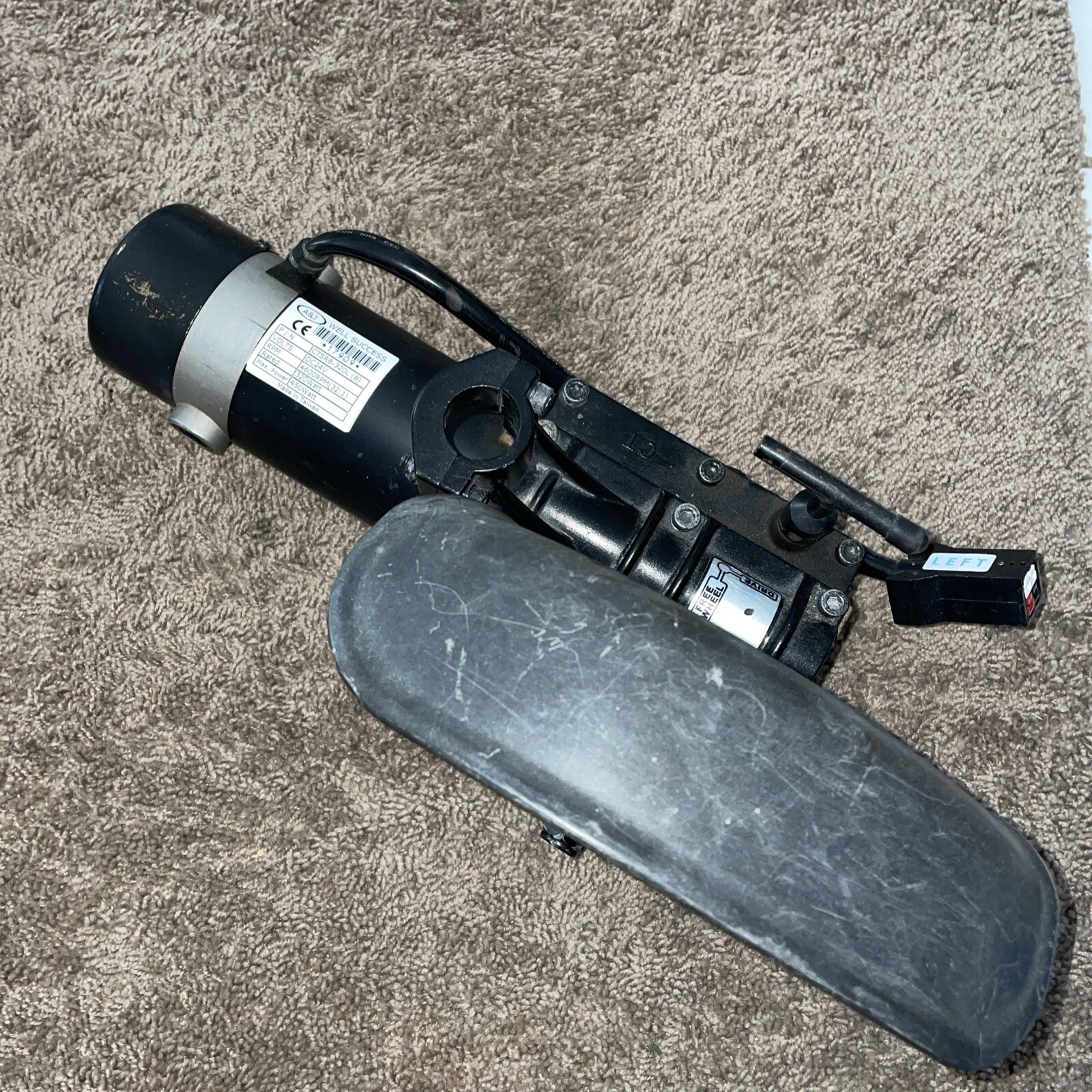 Well Success CTSR8-320L(B) LH Powerchair Motor 24V 450W For  Merits Regal CPD69