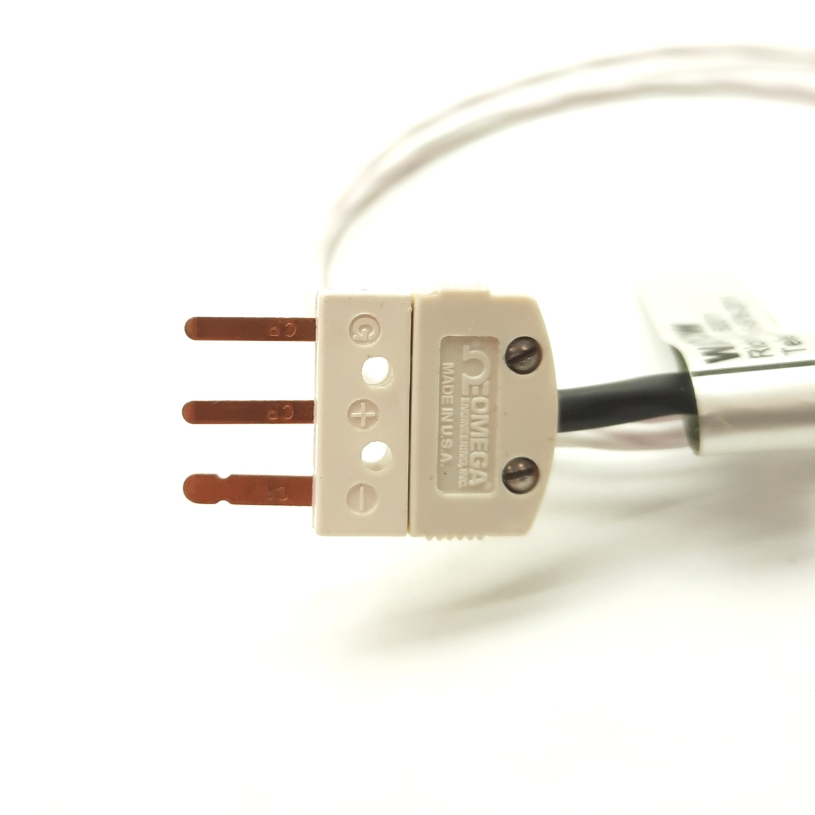 Watlow RFHB0JK034AB020 RTD Temperature Sensor 2-Wire Ø.188 x 3½" Sheath 2' Cable