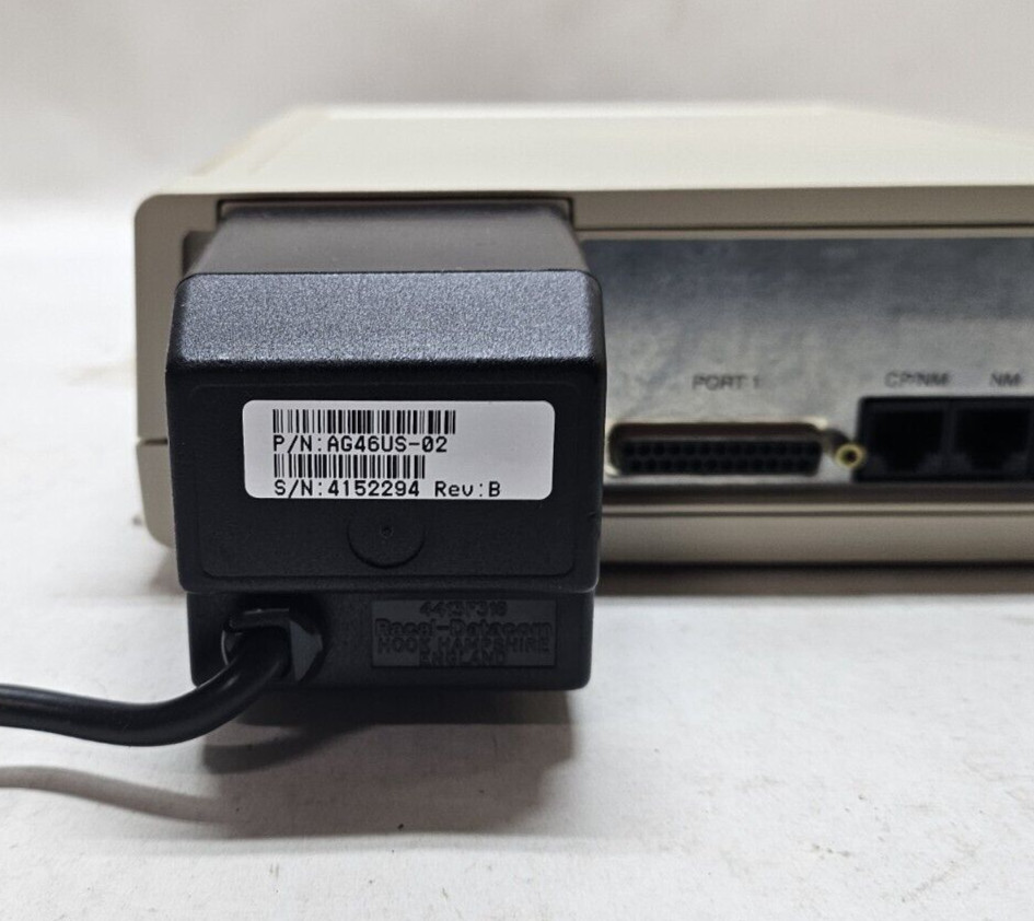 RACAL-DATACOM AG46US-02 ALM Multiport IV Modem Leased line Dial backup & Usage