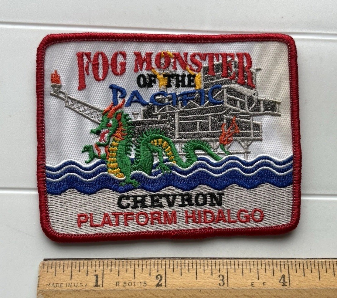 Fog Monster of the Pacific Chevron Platform Hidalgo Embroidered Patch Badge