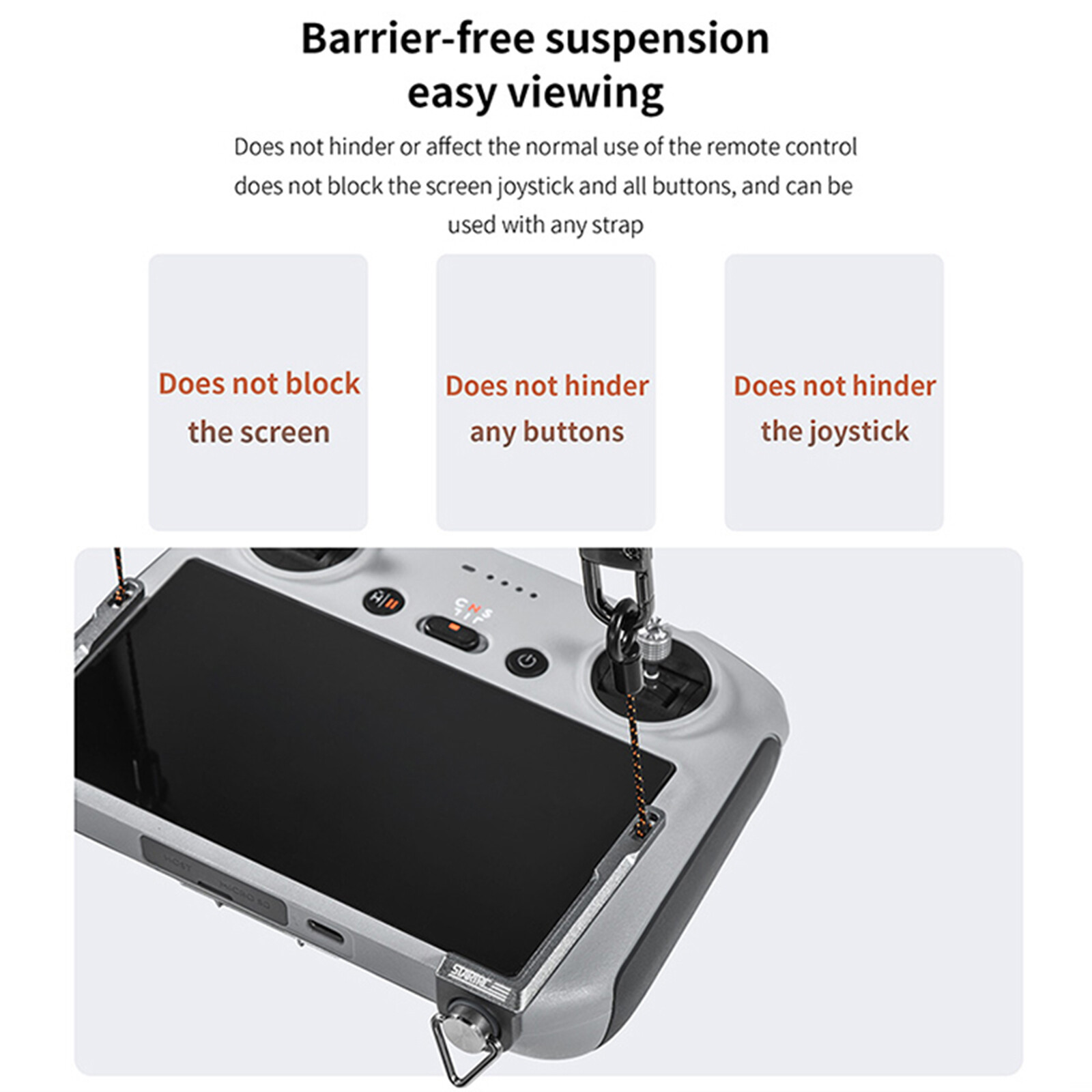 Controller Balance Bar Pendant Straps Fixed for DJI RC/RC2/RC PRO Remote Control