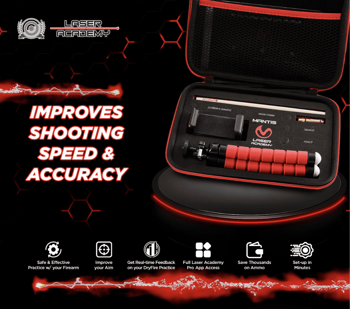 Mantis Laser Academy Training 9mm Kit - Portable Dry Fire Laser Training System