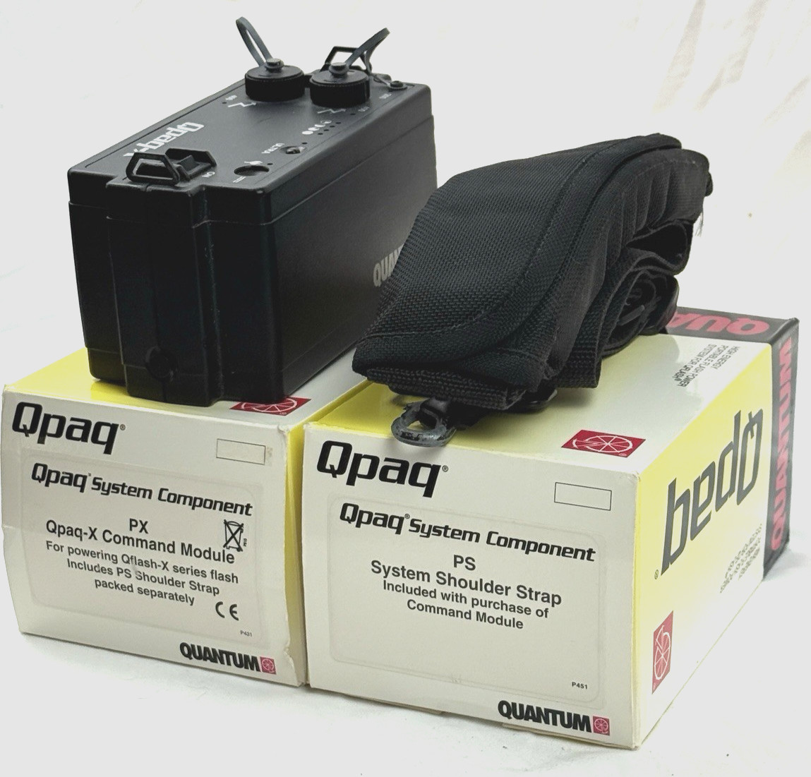 Quantum PX Qpaq-X  Command Module for Qflash-X series flash w PS Shoulder Strap