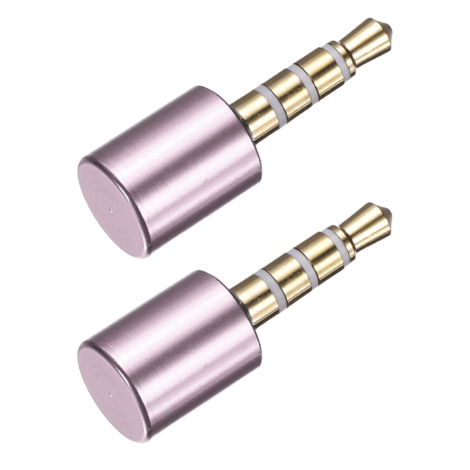 2 Pcs Microphone Blocker, USB 3.5mm Audio Blocker, Pink