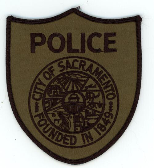 CALIFORNIA CA SACRAMENTO POLICE SUBDUED SWAT STYLE NICE SHOULDER PATCH SHERIFF