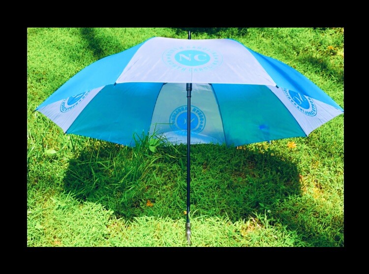 North Carolina Oversized umbrella 52” span 38”Tall automatic Push Button To Open