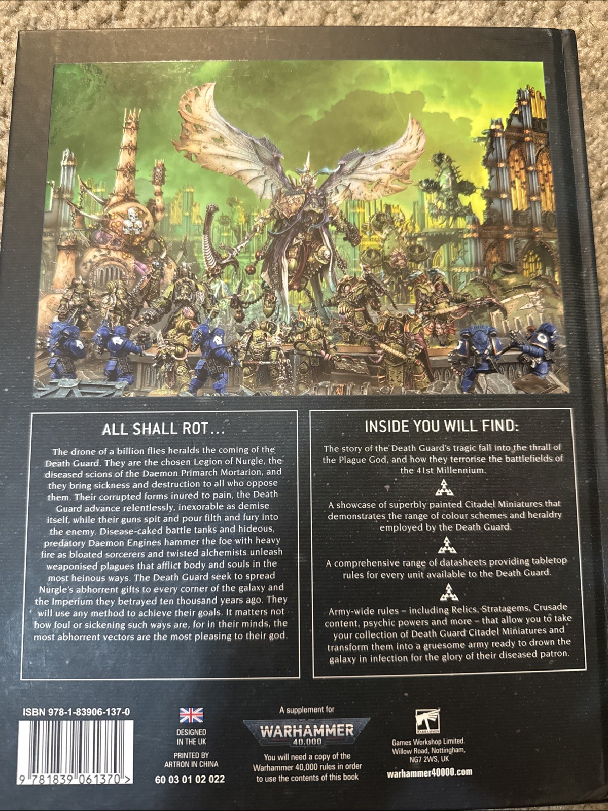 Warhammer 40k Death Guard Codex 9th Edition