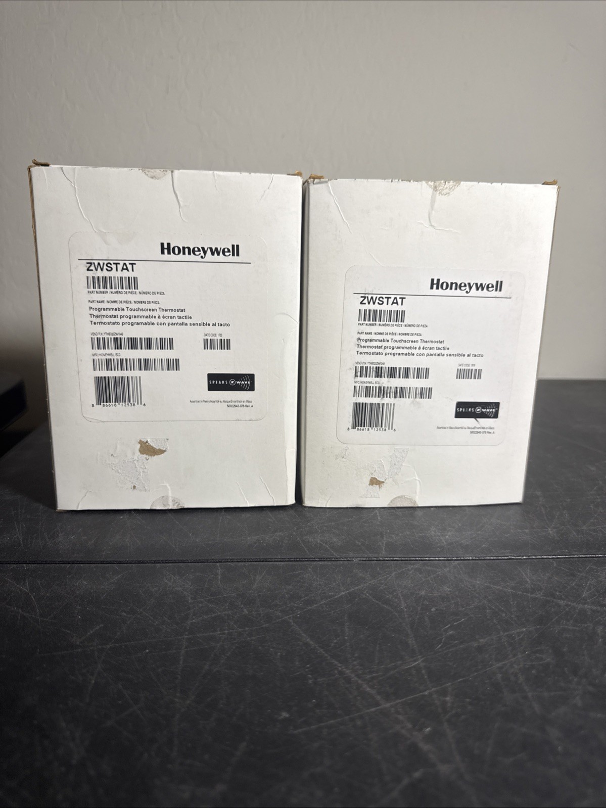 ZWSTAT Honeywell Z-wave Programmable Touchscreen Thermostat Lot Of 2 New In Box
