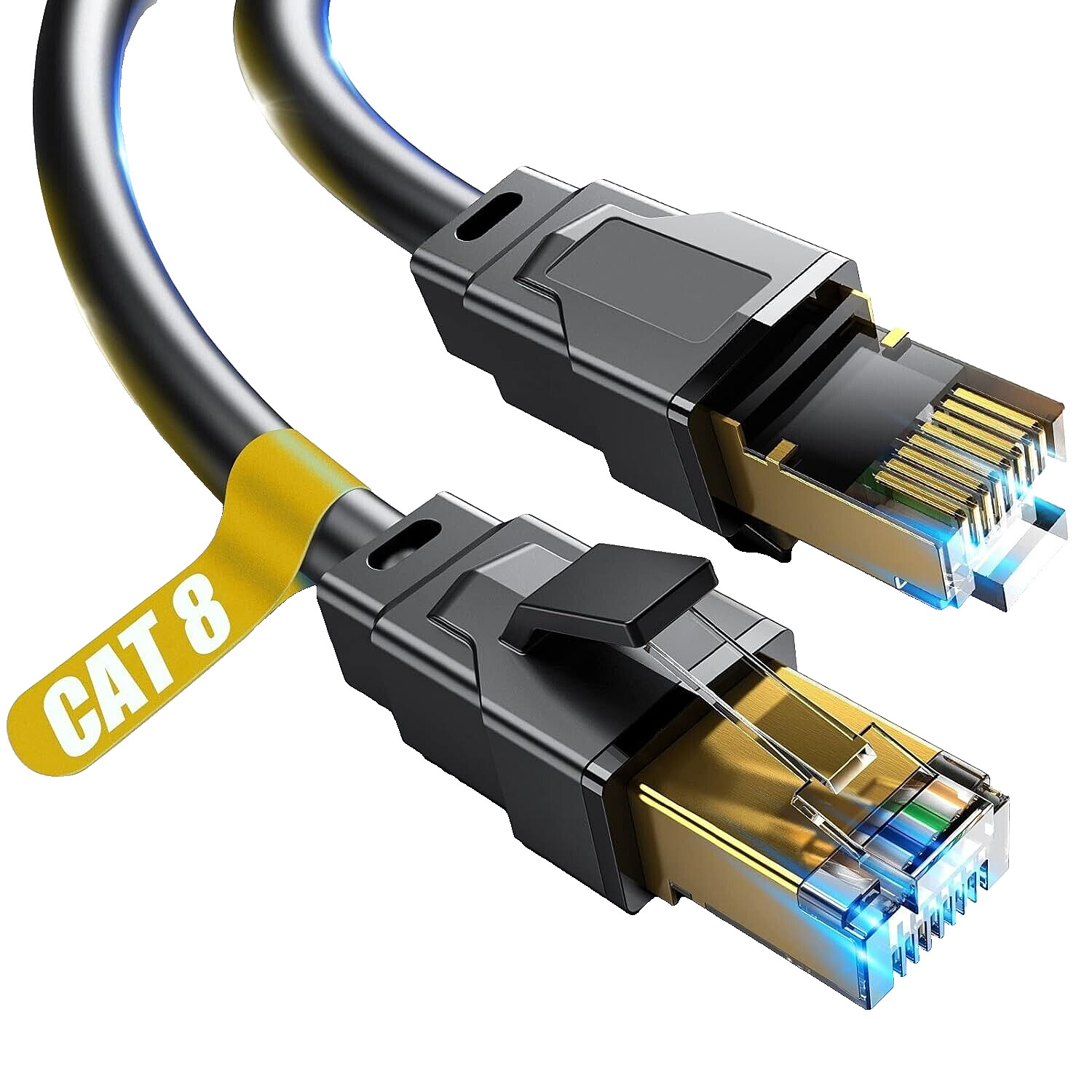 Cat 8 Ethernet Cable, 15ft Heavy Duty High Speed Internet Network Cable, Profess