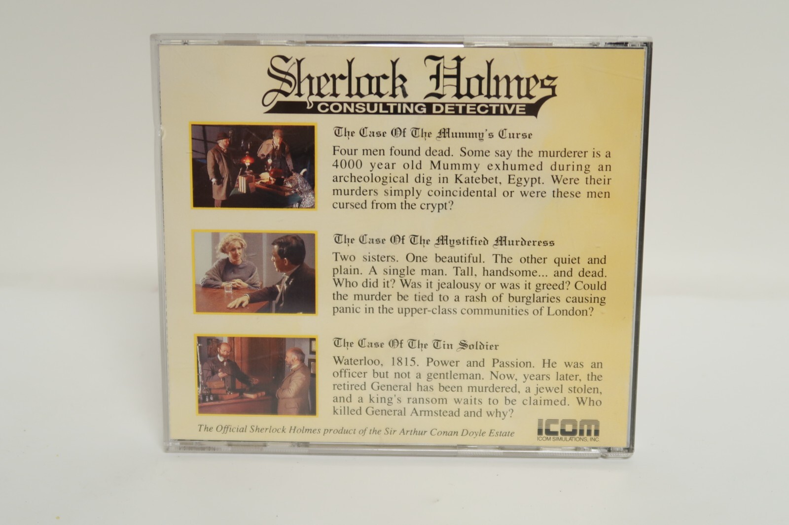 Sherlock Holmes Consulting Detective Computer Program Software Macintosh Game
