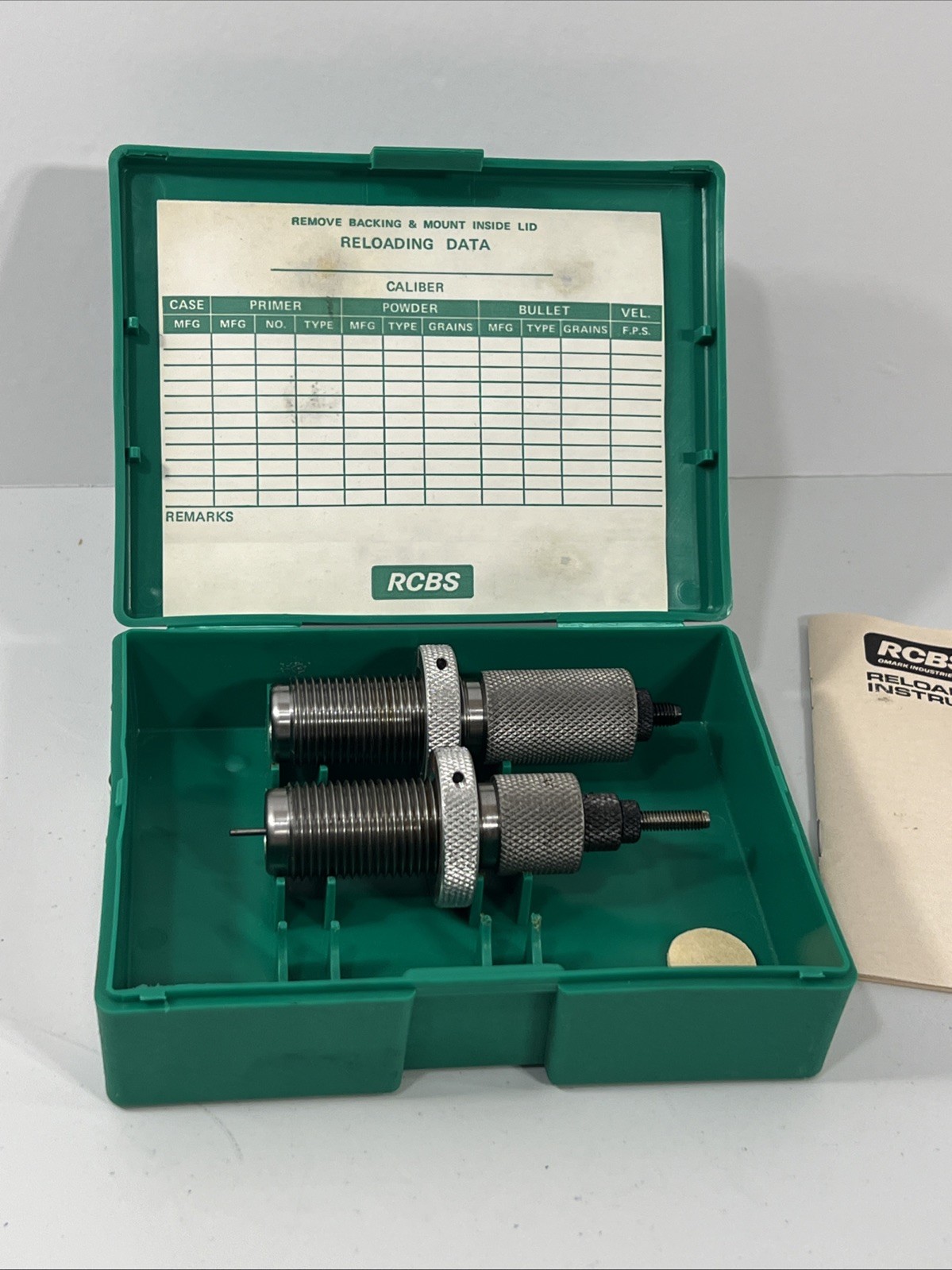 RCBS 243 Win Reloading die set Pre-owned 11401 Winchester 2 Die Reload*