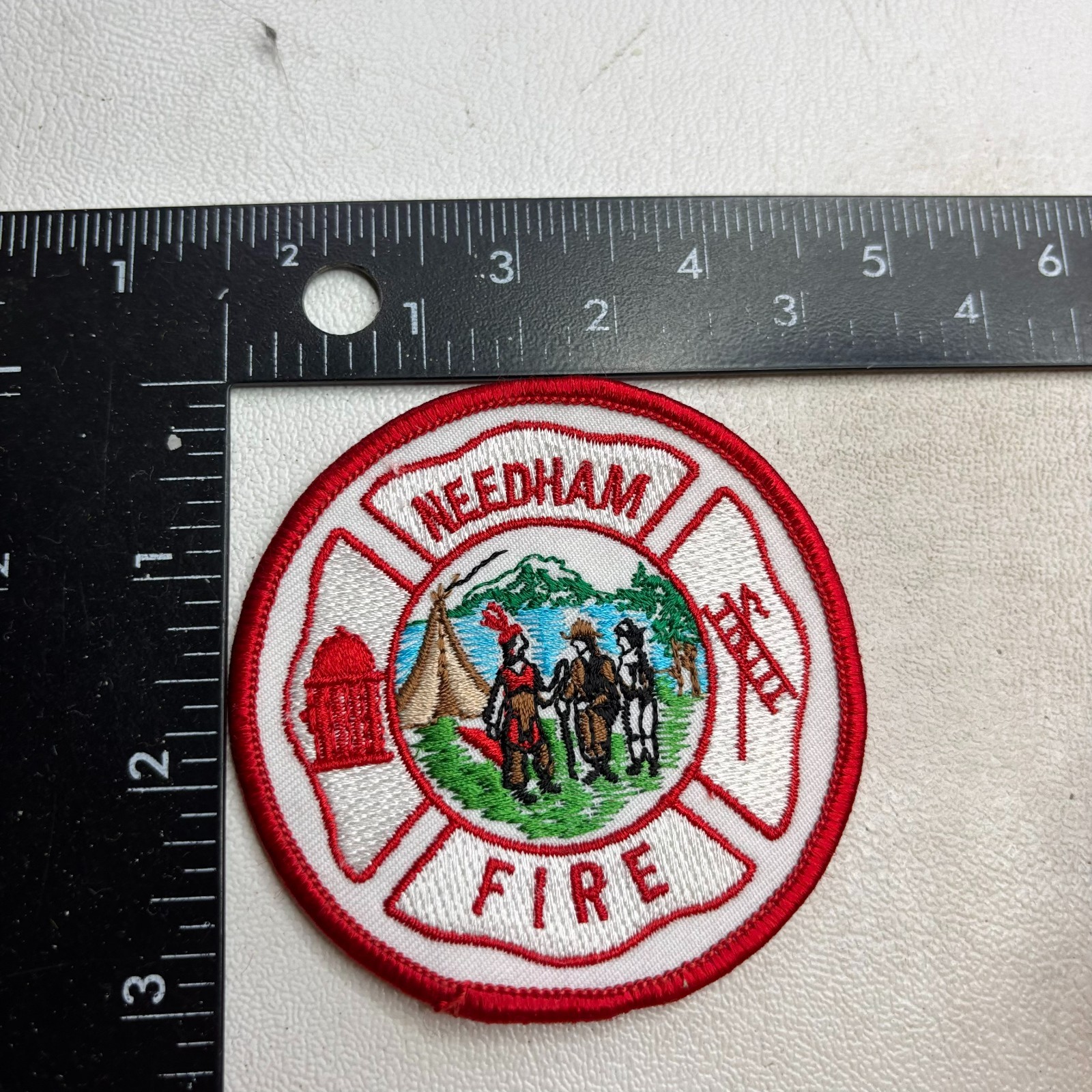 NEEDHAM FIRE DEPT. Patch (Firefighter) Patch 64SR