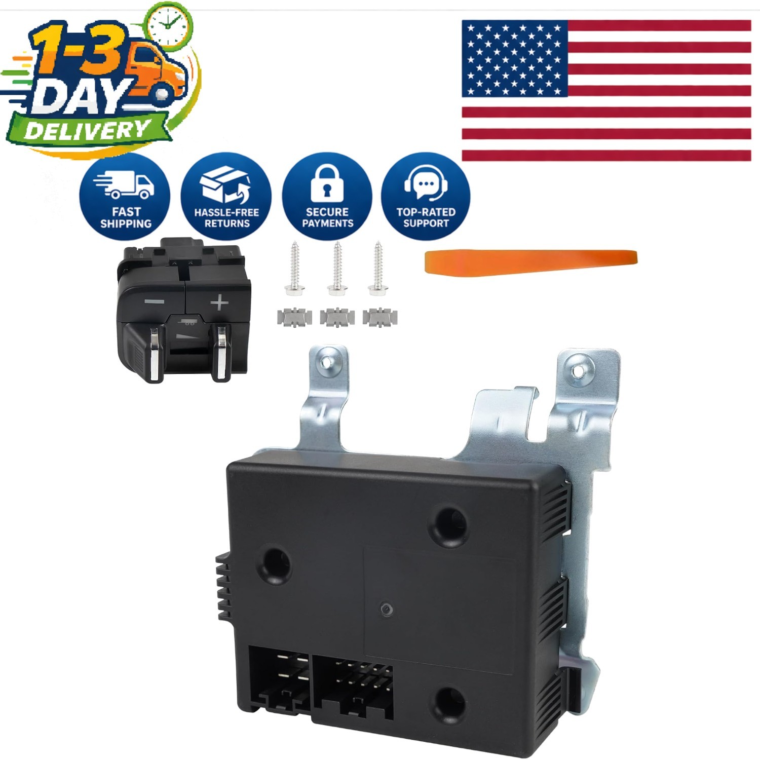 Durable In-Dash Trailer Brake Switch Kit - Fits Dodge Ram 1500 Classic 2019-2021