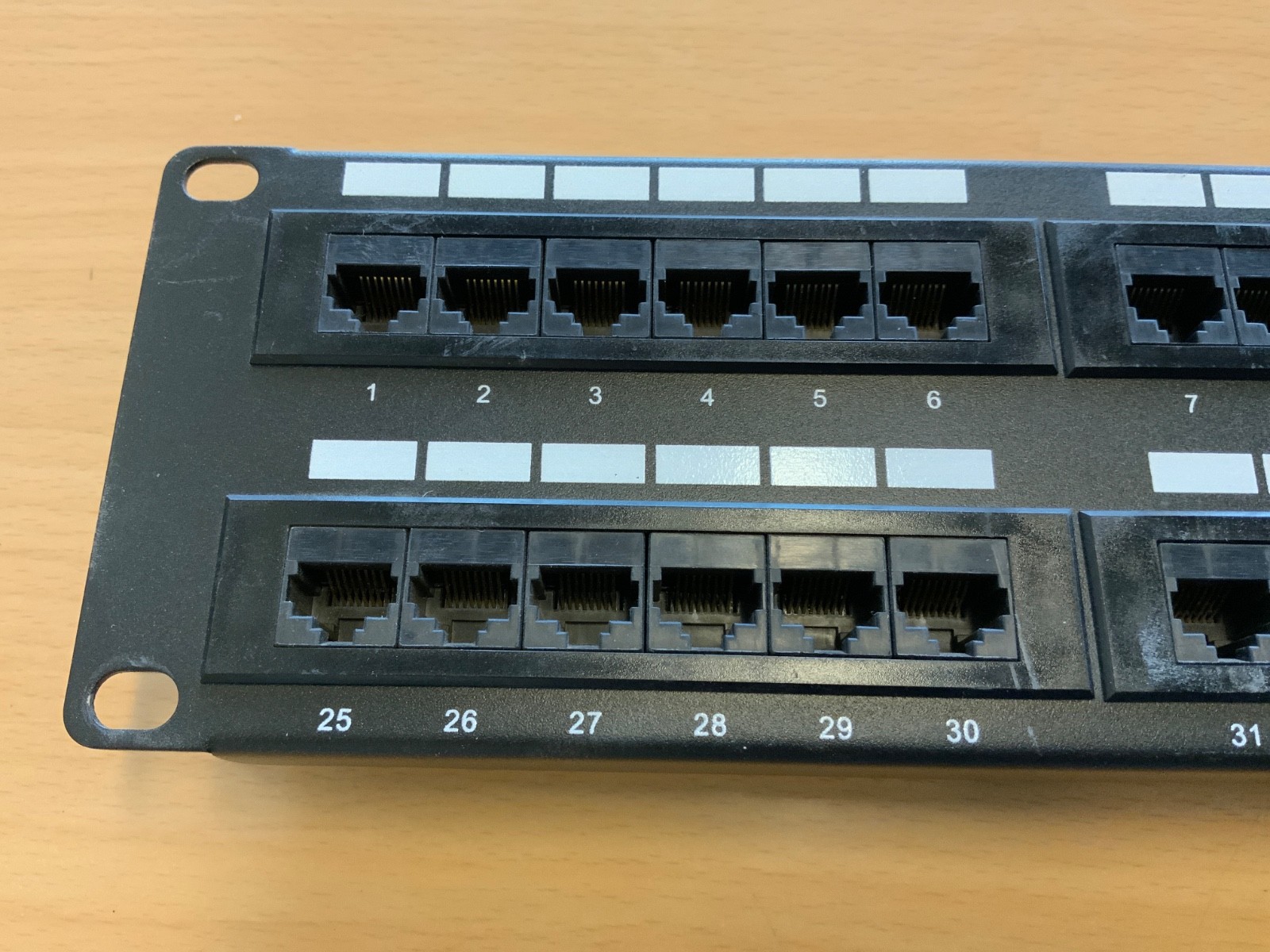 Wirepath WP-CAT5E-PP-48 Rack Mount 48-Port RJ-45 Cat 5e Patch Panel