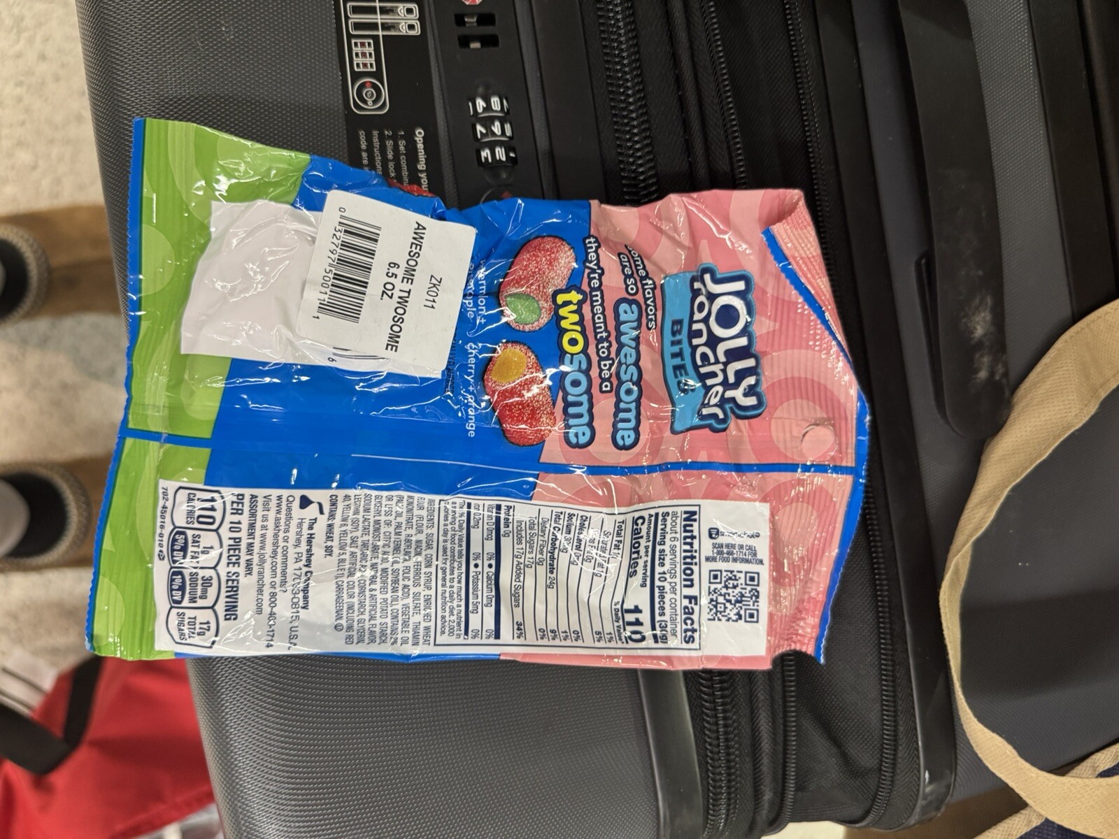 Jolly Rancher Awesome Two Some Soft Bites - BULK CANDY- 184G - kosher- SOLD OUT!