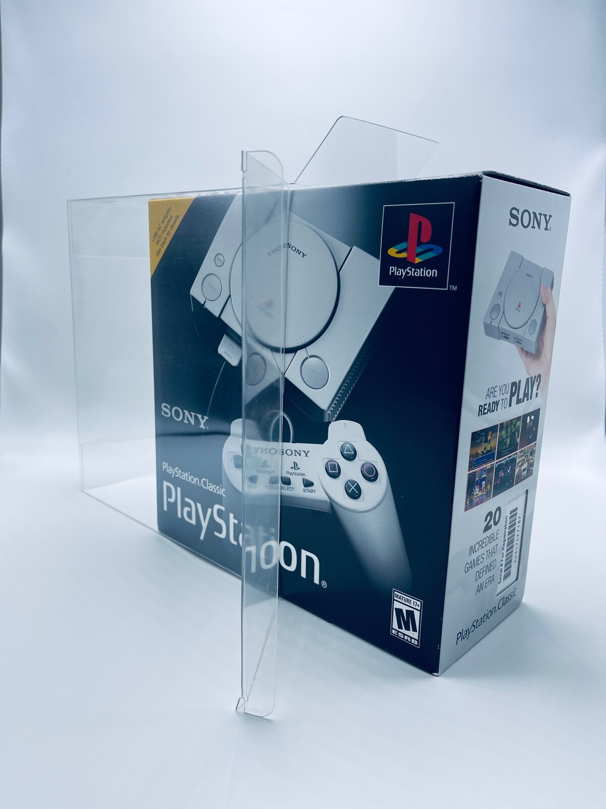 UV & Scratch Resistant Plastic Protector 0.50mm for Playstation CLASSIC MINI NEW