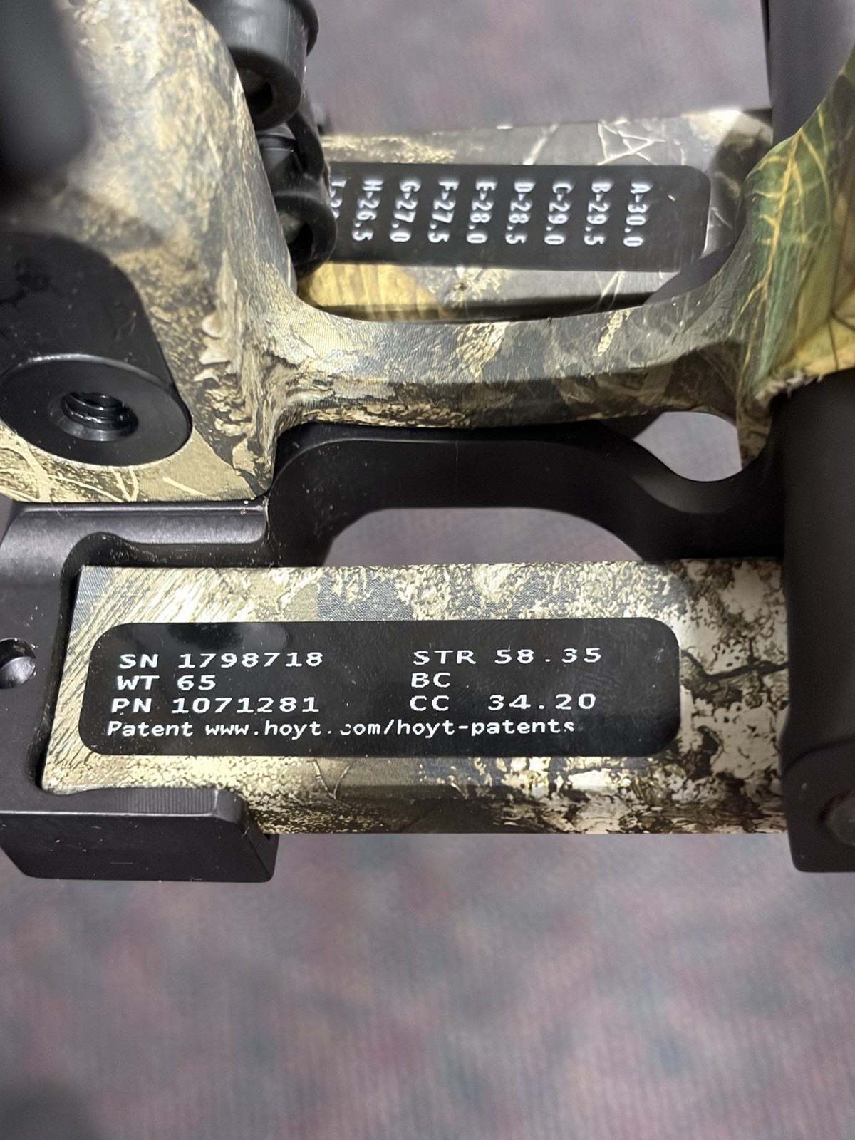 Hoyt Alpha X 30 Camo Compound Bow Package FULLY LOADED