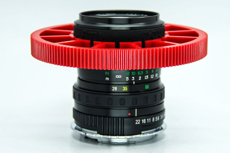 cine follow focus gear ring gears 60~70mm red for dslr lens focus 0.8 mods