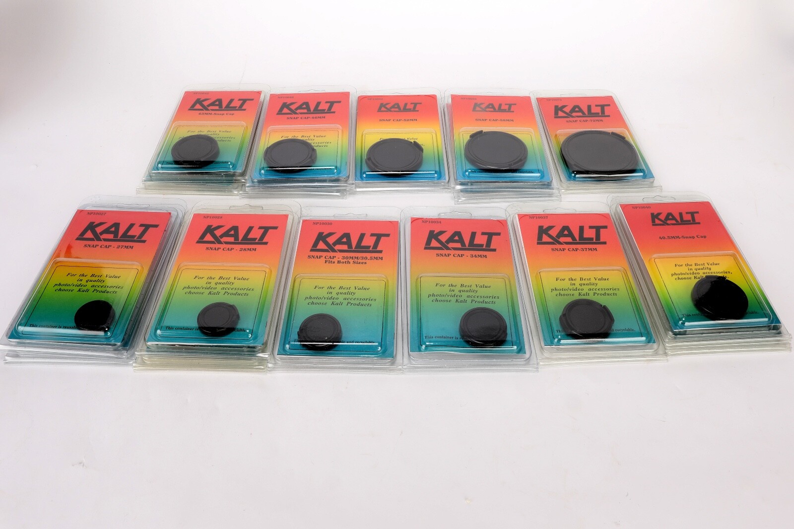 New Kalt *Snap Cap* Replacement Lens Cap - Multiple sizes