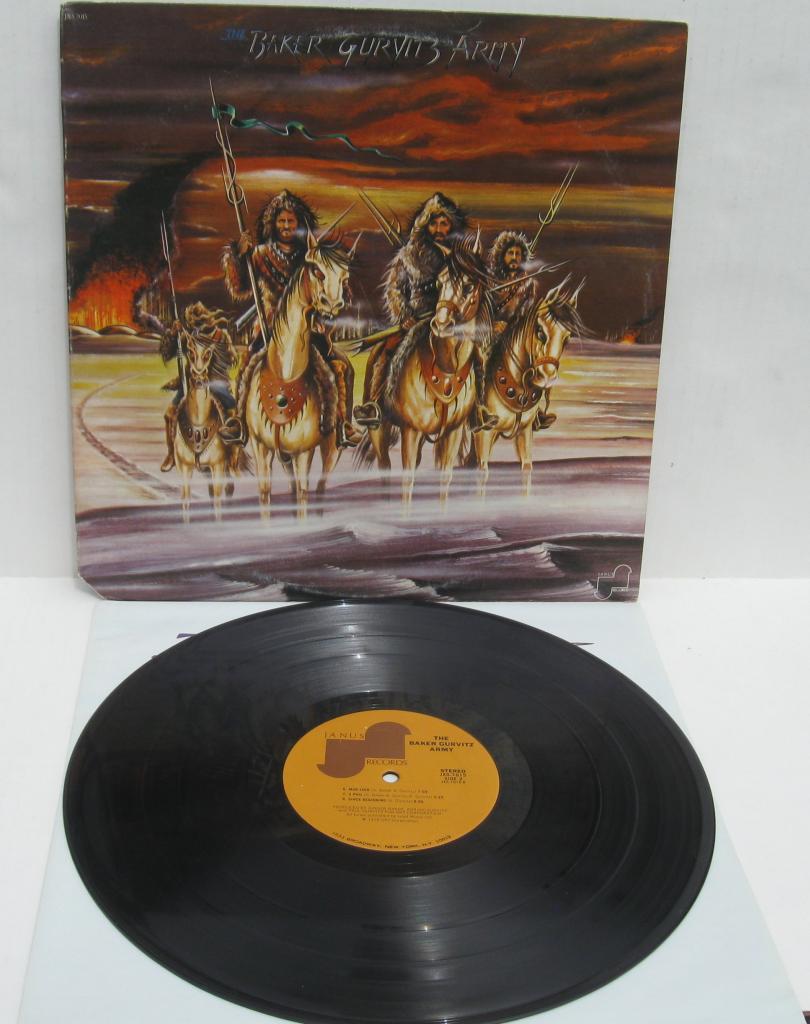 BAKER GURVITZ ARMY s/t self titled classic rock vinyl LP Janus JKS 7015 NM!