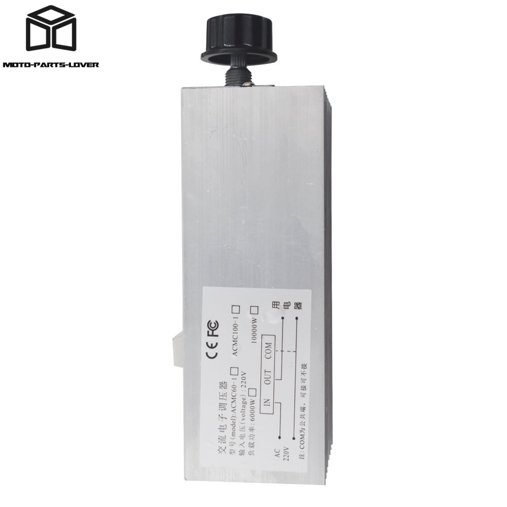 110-220V SCR Motor Speed Controller Volt Regulator Dimmer 10000W Maximum Power