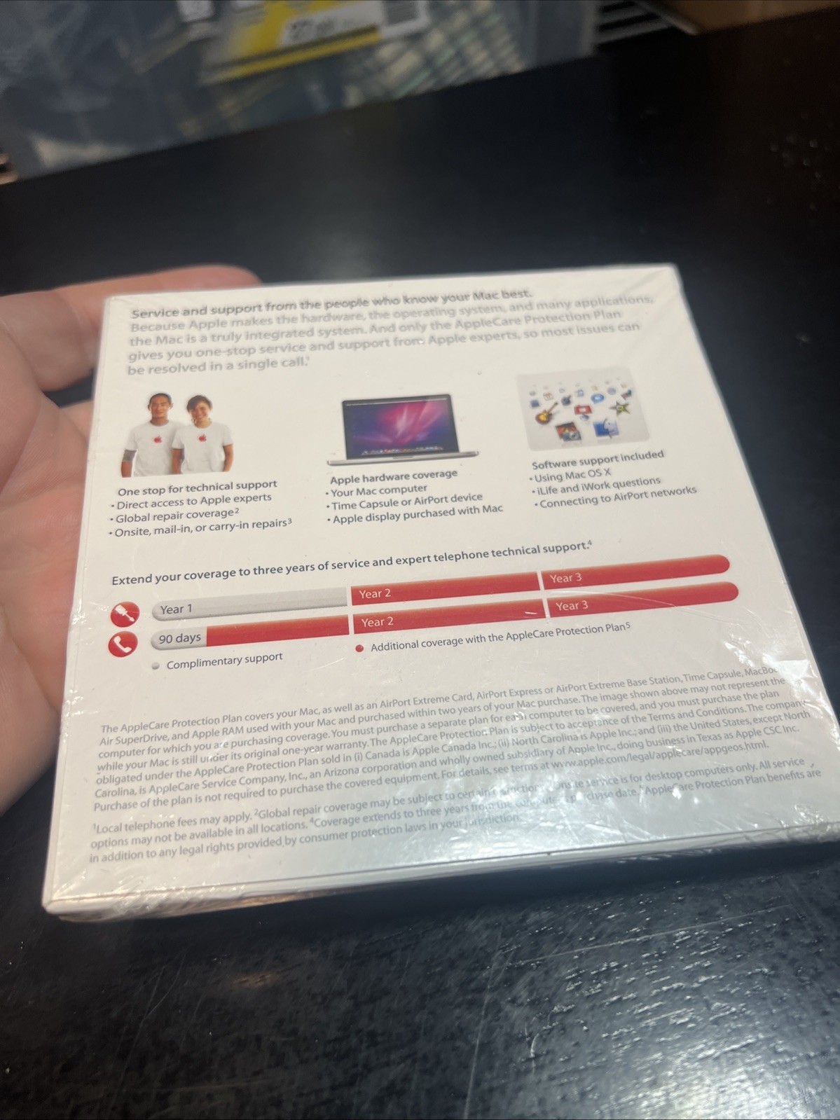 New Apple Care Protection Plan 607-5279 For Mac SEALED