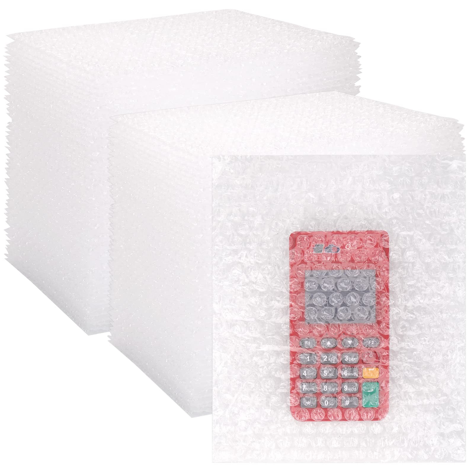 100Pcs Bubble Out Bags Pouches 7.10"x 8.20" Bubble Pouches Cushioning Packagi...