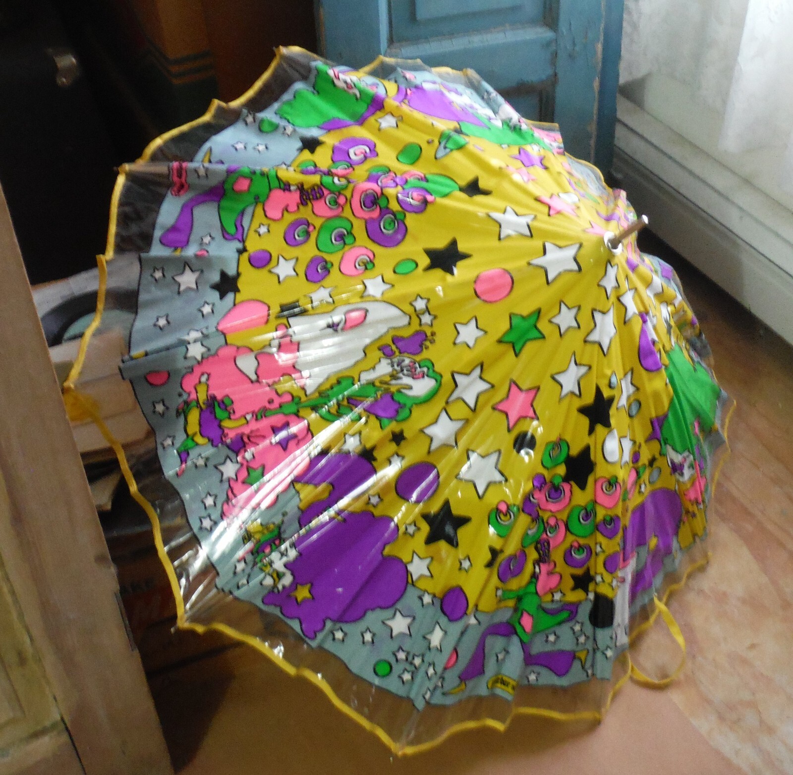 Vintage Peter Max Funbrella Umbrella Mint with Original Box