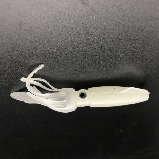 5x Glow Soft Fishing Squid Octopus Skirts Lure Tackle Fluke Jigs Luminous Bait