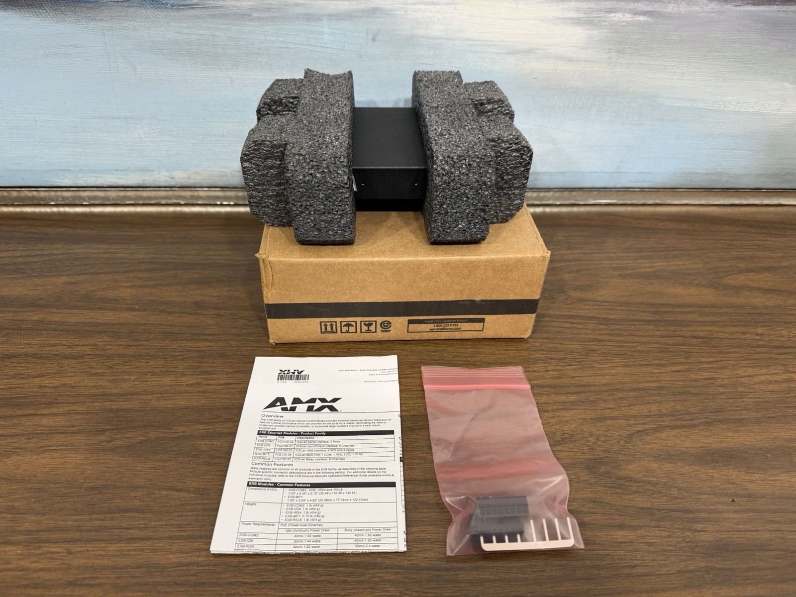 AMX EXB-REL8 ICSLan 8 Channel Relay Interface FG2100-20
