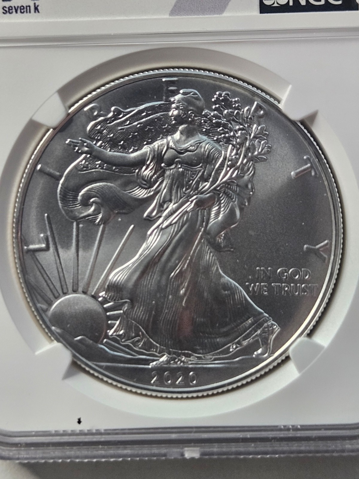 2020 Silver Eagle NGC MS69