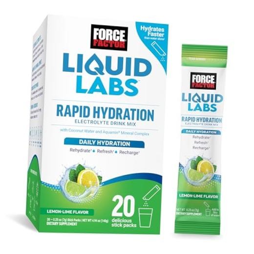 Liquid Labs Electrolytes Powder Packets | Hydration 20 Servings (Pack of 1)