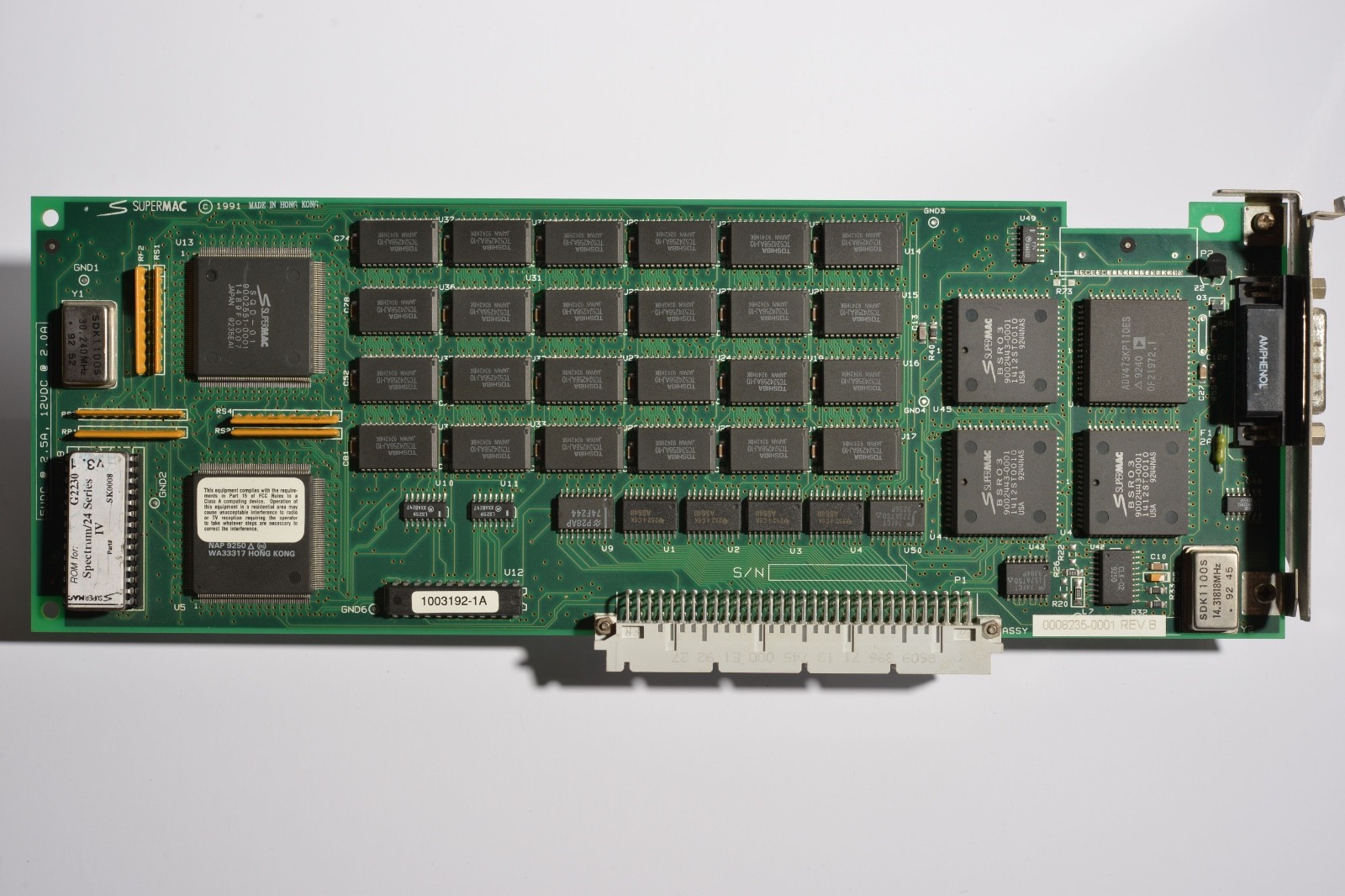 SuperMac Spectrum/24 Series IV V3.1 NuBus 24Bit Accelerated Video Card Macintosh