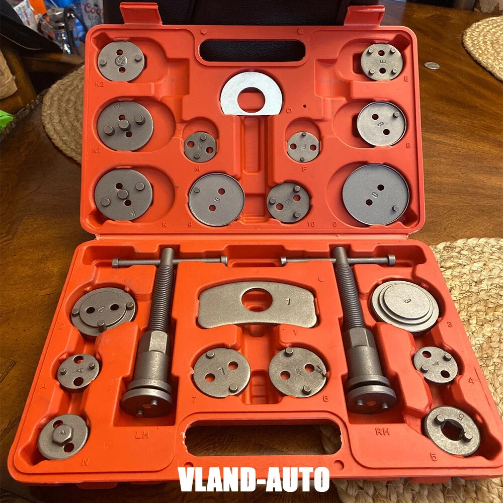 USA Heavy Duty Disc Brake Caliper Tool Set & Wind Back Kit CAR DISC TOOL 22PCS