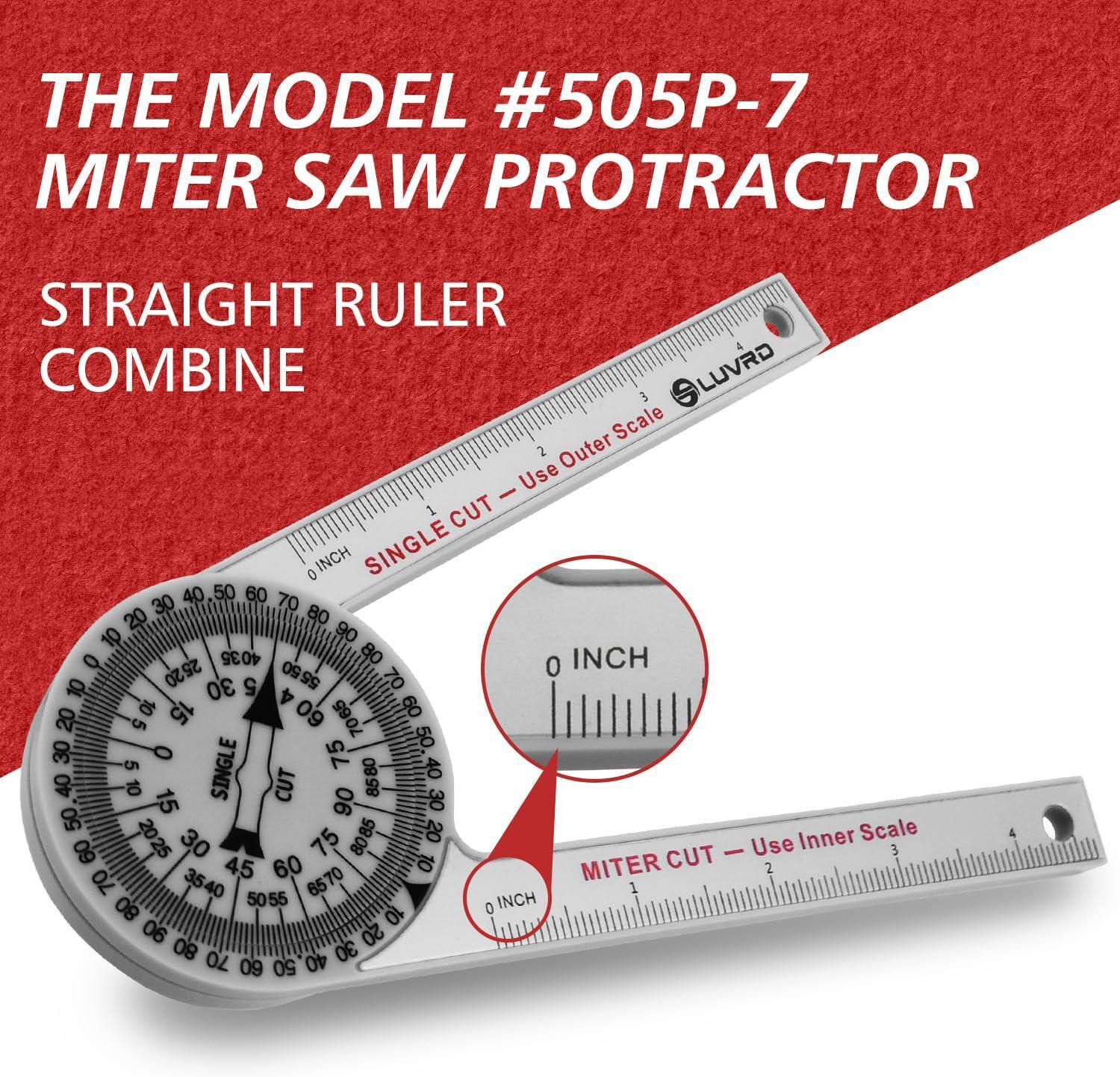 Miter Saw Protractor, Professional Miter Angle Finder For Woodworking Replaces