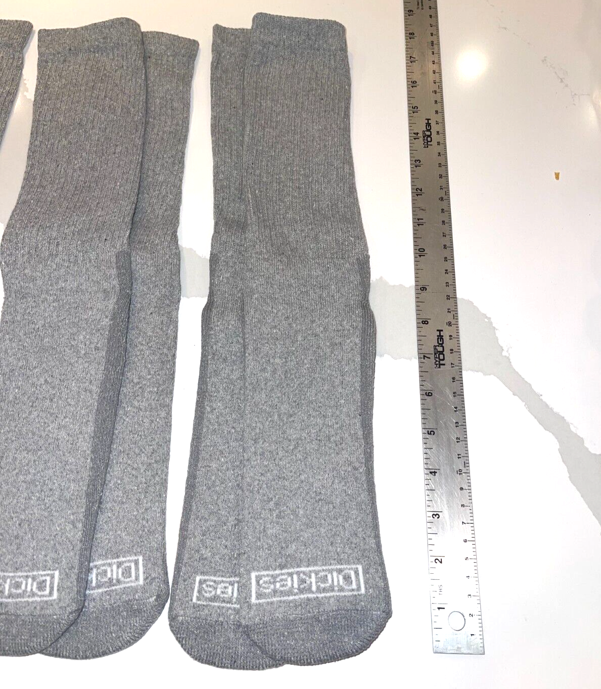2023 DICKIES GRAY ALL PURPOSE TUBE WORK FULL CUSHIONED SOCKS 3 PAIR SIZE 6-12