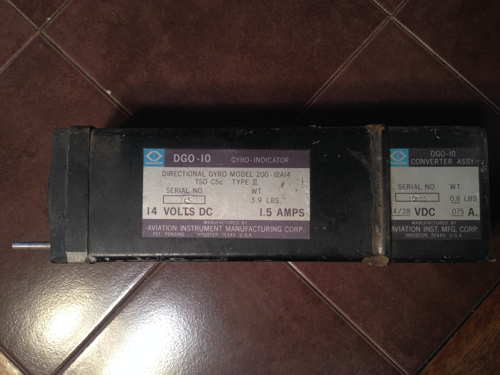Narco DGO-10 HSI with Converter
