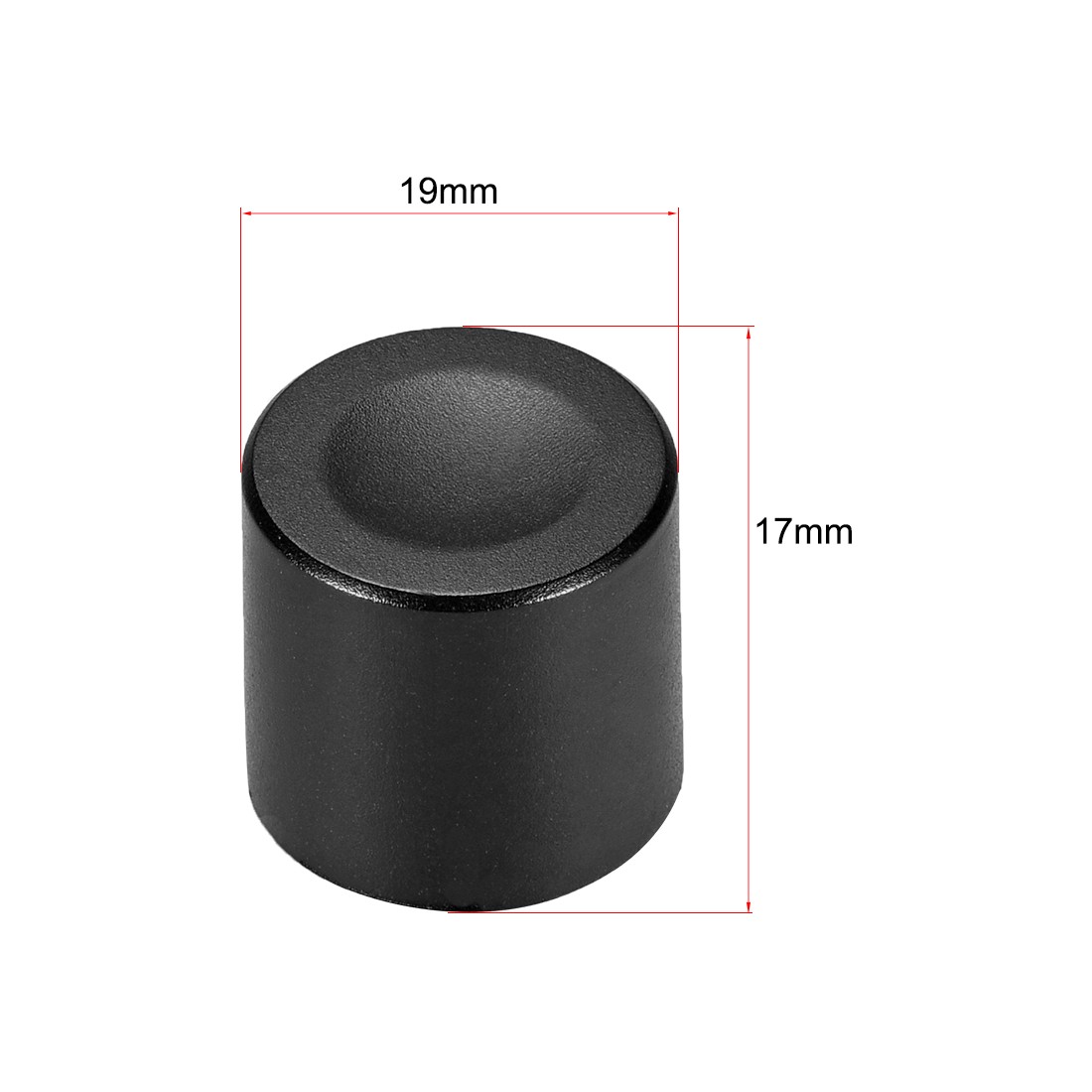 10pcs,D type 6mm Potentiometer Control Knobs For Guitar Volume Tone Knobs, Black