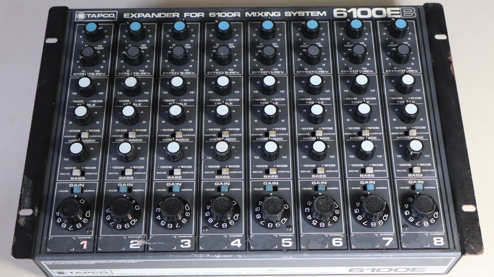 Tapco 6100EB EXPANDER FOR 6100R MIXING System With Plugs/wires UNTESTED d