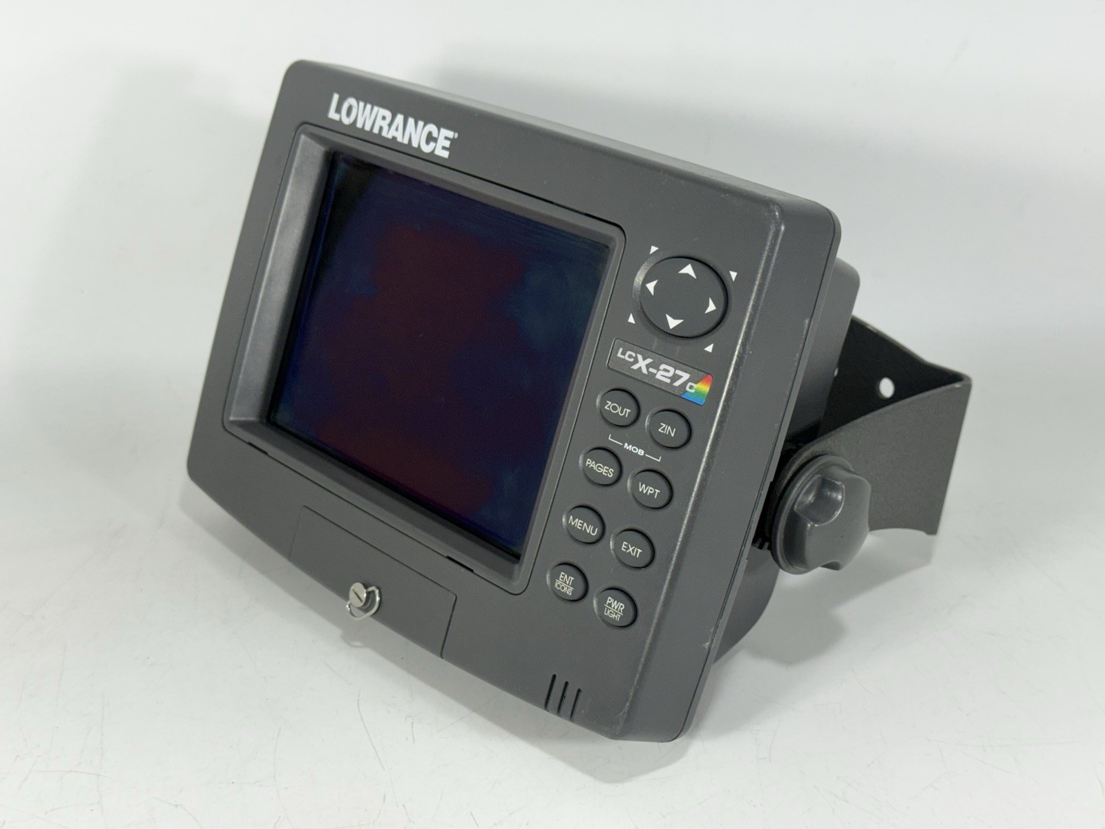 Lowrance LCX - 27c GPS Chartplotter / Fishfinder Head Unit ~ UNTESTED / AS-IS