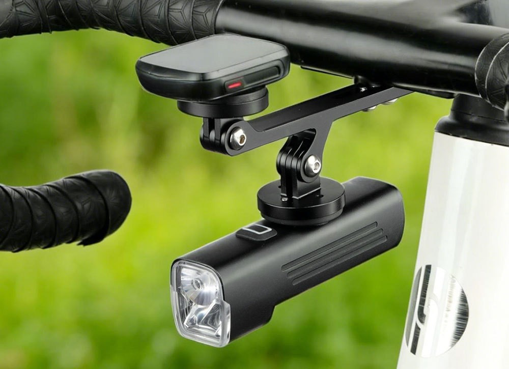 Handlebar Mount for Bike For Headlight Made from Solid 6061 Aluminum Alloy