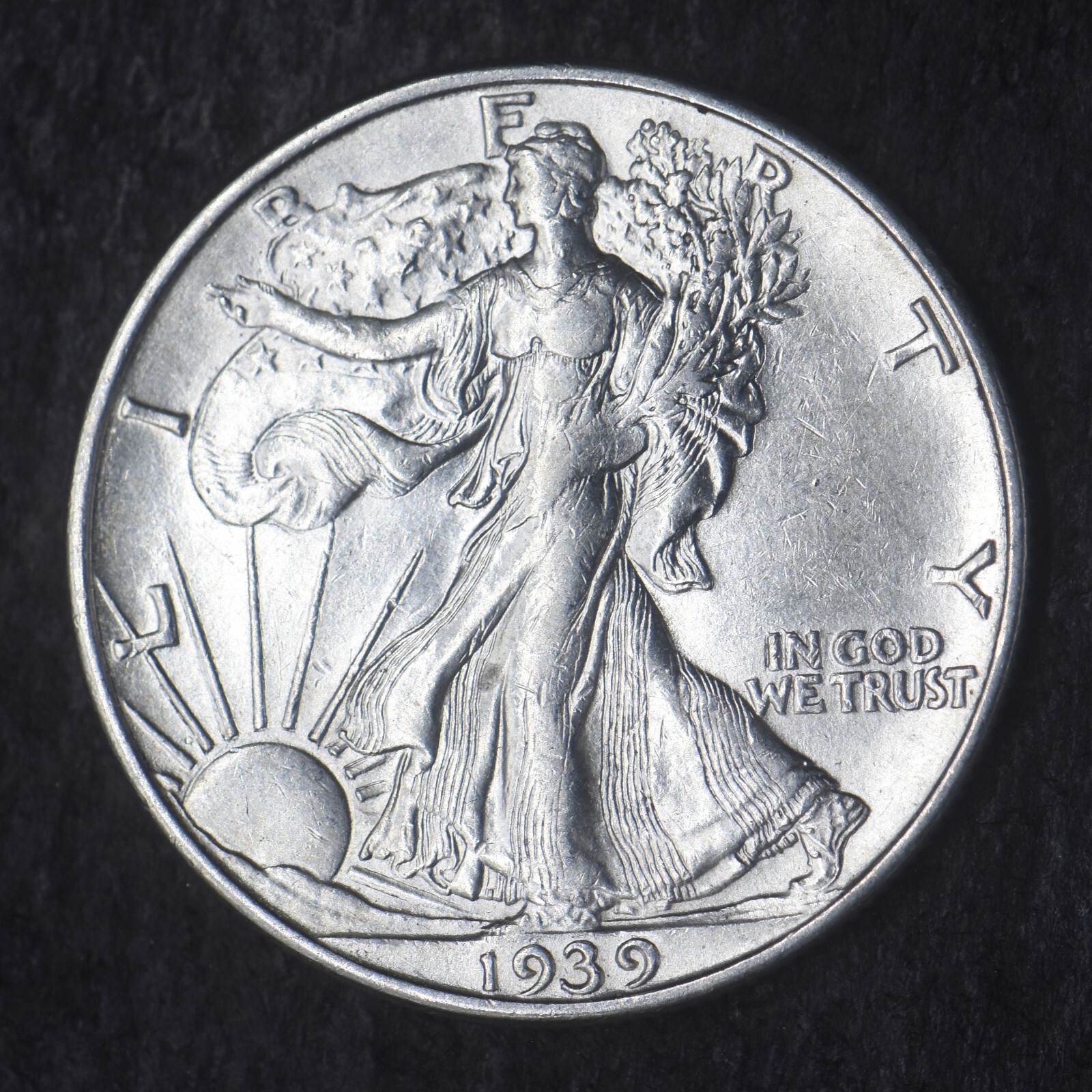 1939-D "HIGH GRADE" Walking Liberty Silver Half Dollar 50C - COINGIANTS -