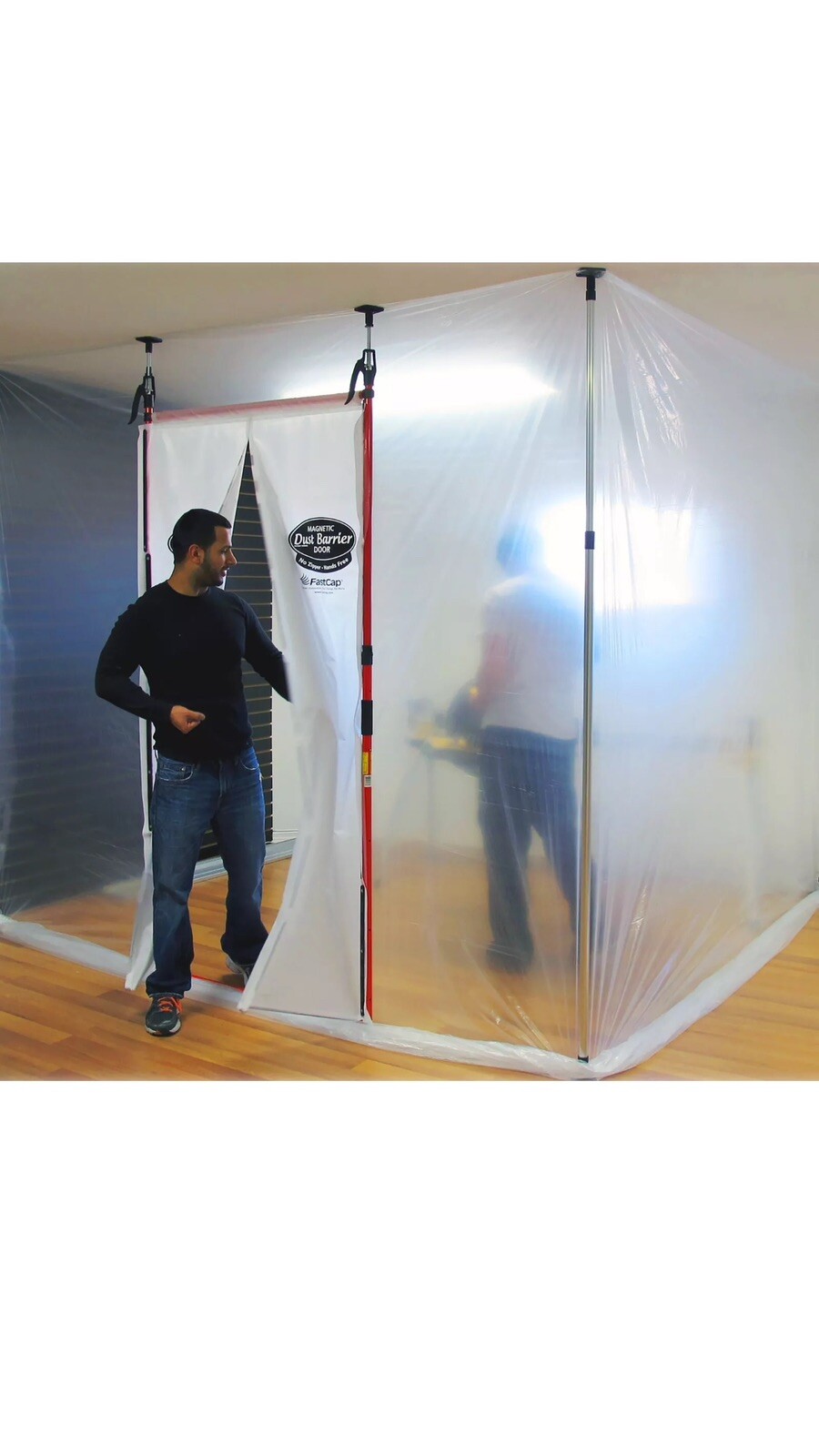 FastCap 3rd Hand 38-1/2" Magentic Dust Barrier Door
