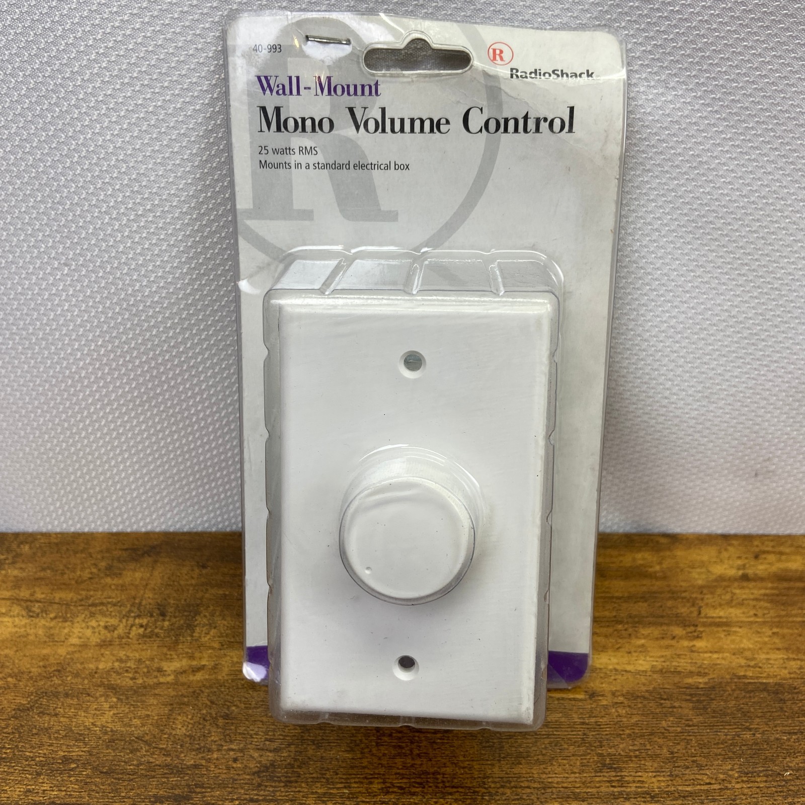 Radio Shack Mono Volume Control Rotary In-Wall Speaker Knob 40-993, 25W RMS