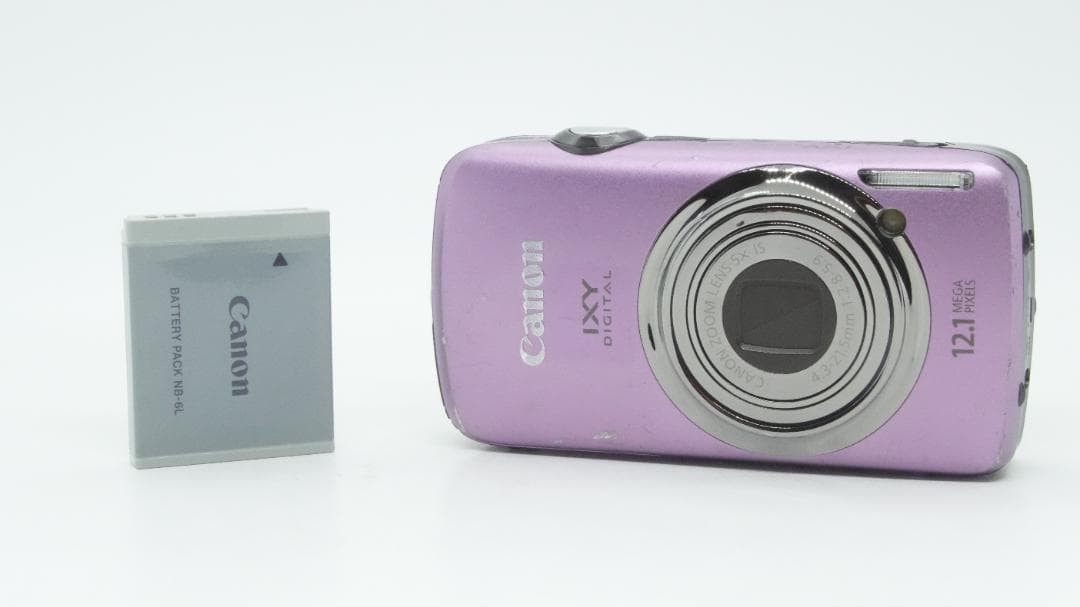 Canon IXY Digital 930 IS Pink Compact Digital Camera Tested Working Japan