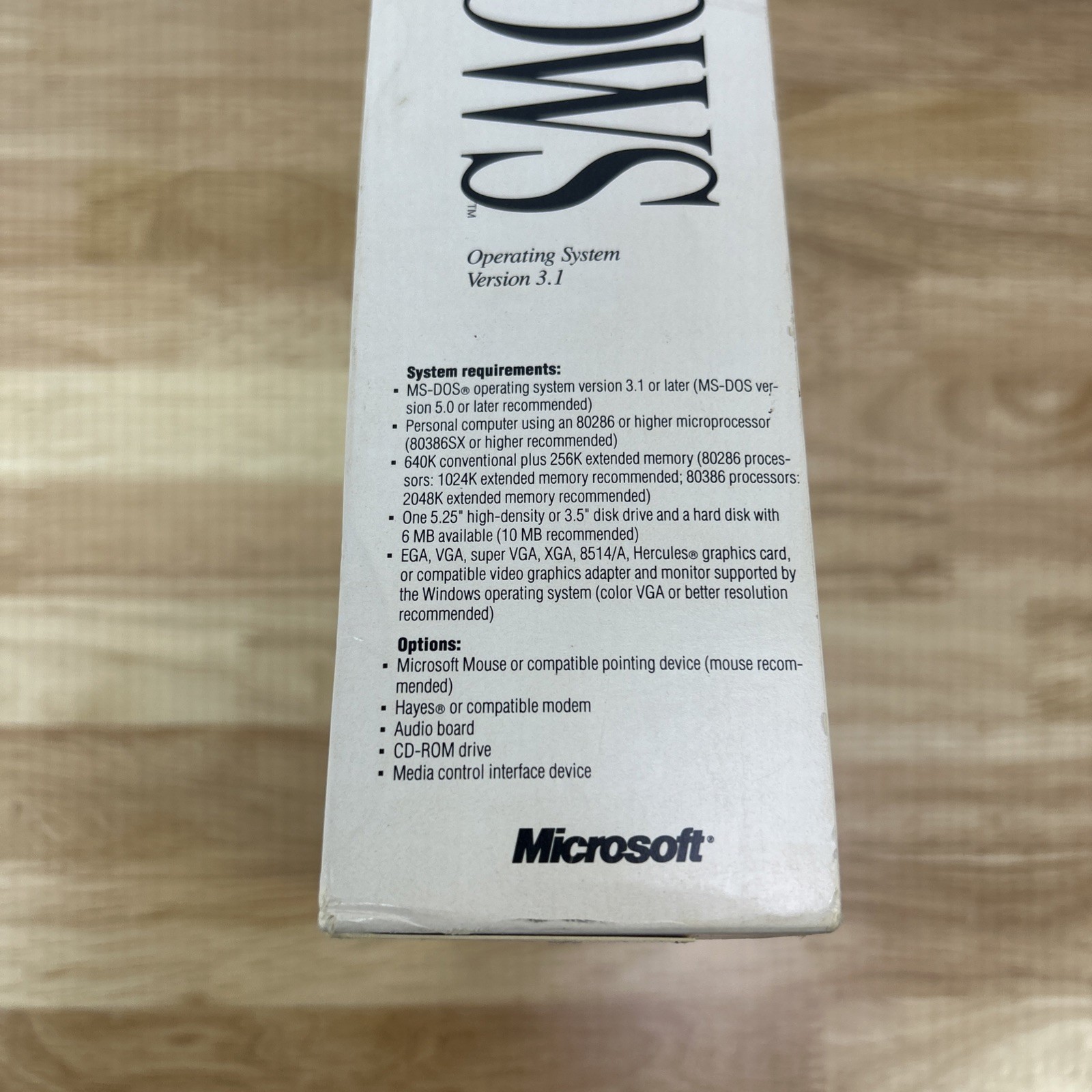 Microsoft Windows 3.1 Operating System Vintage PC Software Complete 6 Disk Set