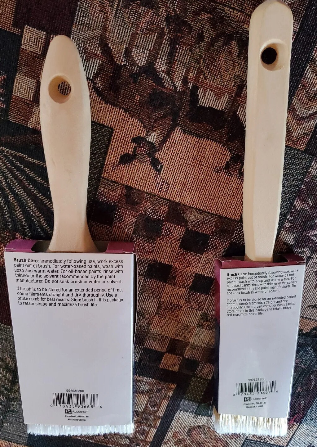 2-Pair Painter’s Collection 2” & 3" Angle Sash All Purpose Brushes