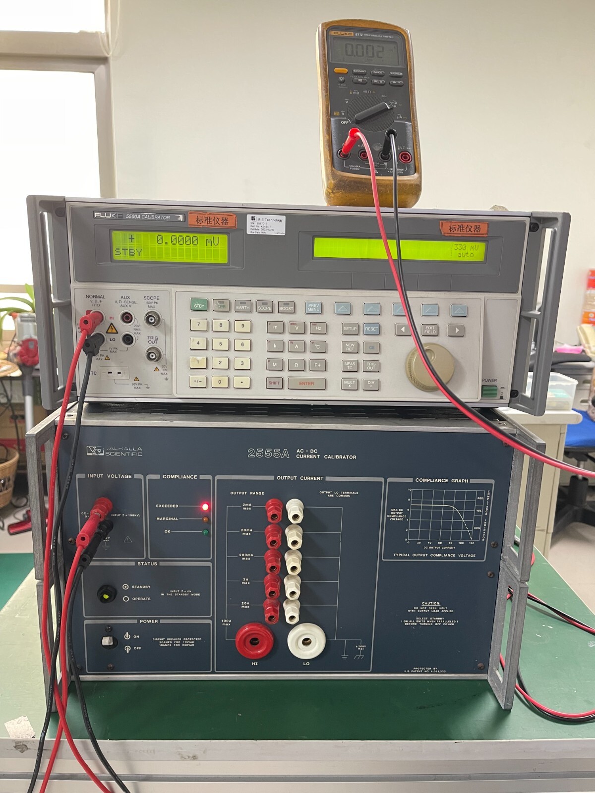 Valhalla Scientific 2555A Calibrator , tested & good working condition